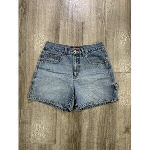 VTG The Limited Jeans Cargo Shorts Women Size 6 Blue Denim Cotton Classic Casual